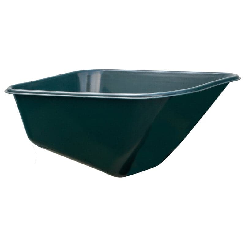 Groene kunststof PE kruiwagenbak 250 L