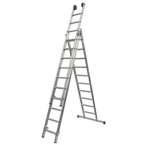 3-delige Reformladder met rechte bomen (6 t/m 12 sporten)