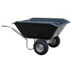 Volumekruiwagen HDPE 350 L met 2 wielen