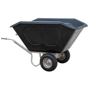 Volumekruiwagen HDPE 500 L met 2 wielen