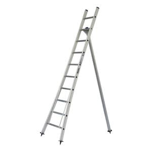 Driepoot Plukladder (8 t/m 14 sporten) GEANODISEERD