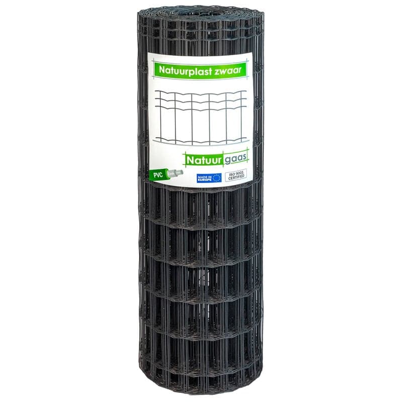 Natuurplast zwaar antraciet 100 t/m 200 cm