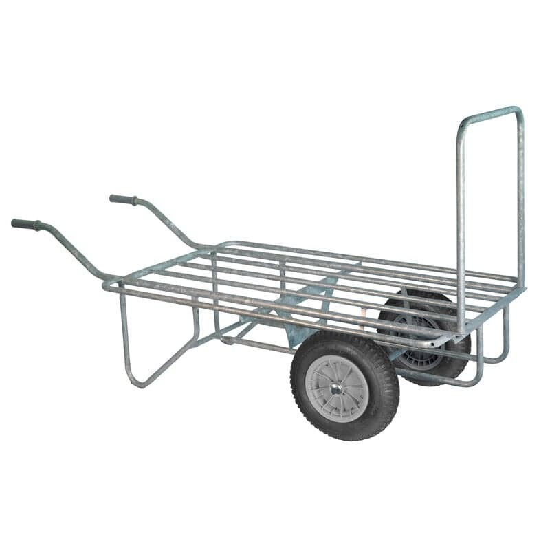 Ramenwagen gegalvaniseerd met 2 wielen