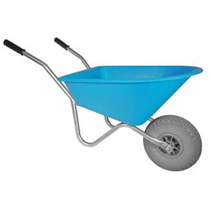 Kinderkruiwagen 35 L lichtblauw met softwiel